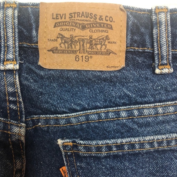 Vintage Levi’s 619 orange tag size 36/30 - Picture 3 of 5
